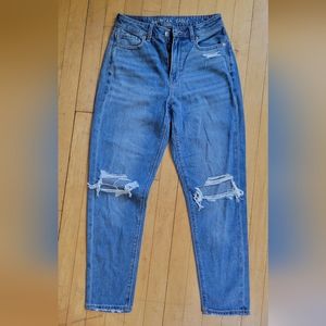 American Eagle Ripped Mom Jeans